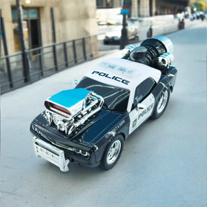 اسباب بازی ماشین فلزی پلیس دوج چلنجر دودزا Police Car_اسباب بازی